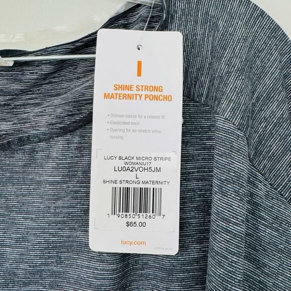 Lucy Gray Shine Strong Maternity Poncho Women’s Large NWT - Picture 3 of 8